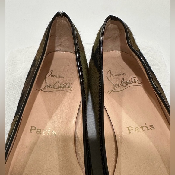 Christian Louboutin Pony Hair Camo Flats 36.5 - Picture 5 of 7